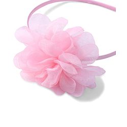 Babyhug Free size Floral Applique HairBand -  Pink
