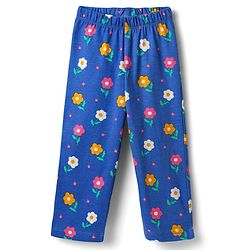 Babyhug 100% Cotton Knit Half Sleeves Co-ords Front Open Night Suit With Floral Print - Blue