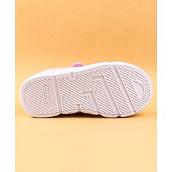Cute Walk by Babyhug Casual Shoes with Velcro Closure & Kitty Print - Pink