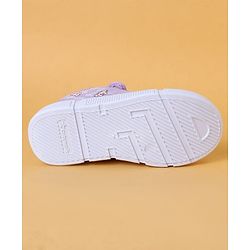 Cute Walk by Babyhug Casual Shoes With Velcro Closure & Animal Print - Purple