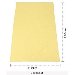 Babyhug Premium Cotton Crib Bedding Set Farm Theme Large Pack of 6 - Light Green (Cot not Included)