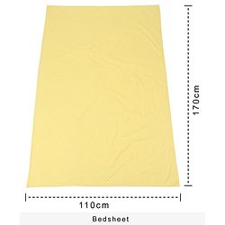 Babyhug Premium Cotton Crib Bedding Set Farm Theme Small Pack of 6 - Light Green (Cot not Included)
