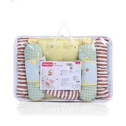 Babyhug Premium Cotton Bedding Set Farm Theme Pack of 4 - Yellow