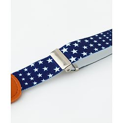 Babyhug Free Size Star Printed Belt - Navy Blue