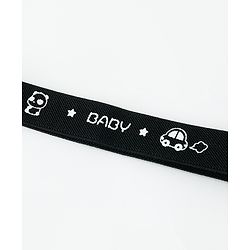 Babyhug Belt With Car Print - Black