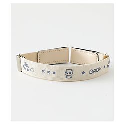 Babyhug Belt With Panda Print - Cream