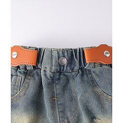 Babyhug Belt with Stripe - Royal Blue