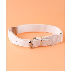 Babyhug Buckle Lock Belt - White