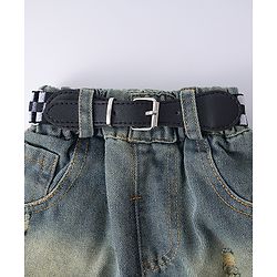 Babyhug Free Size Checks Printed Belt - Black & White