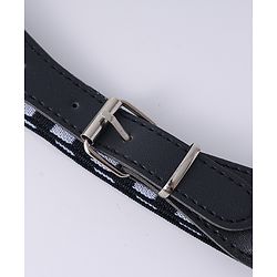 Babyhug Free Size Checks Printed Belt - Black & White