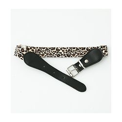 Babyhug Belt with Cheetah Print - Black
