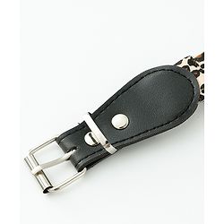Babyhug Belt with Cheetah Print - Black