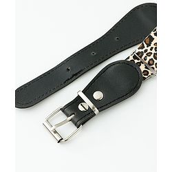 Babyhug Belt with Cheetah Print - Black