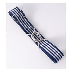 Babyhug Belt With Stripes - Navy Blue