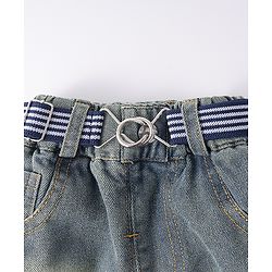 Babyhug Belt With Stripes - Navy Blue
