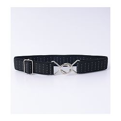 Babyhug Belt With Polka Dot Print - Black