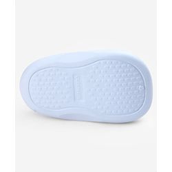 Cute Walk by Babyhug Back Strap Clogs With Applique - Light Blue