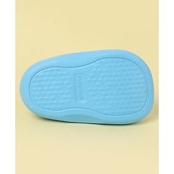 Cute Walk by Babyhug Back Strap Clogs with Fruit Applique - Blue