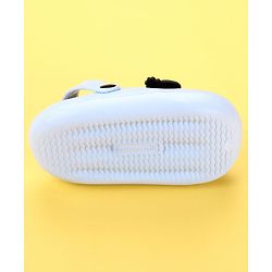 Cute Walk by Babyhug Clogs with Pineapple Applique & Back Strap - Light Blue