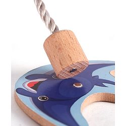 Babyhug Wooden Magnetic Fishing Game Toy - Multicolour | 18 Sea Animals  & 1 Road | Educational And Interactive Activity Toy | BIS Certified