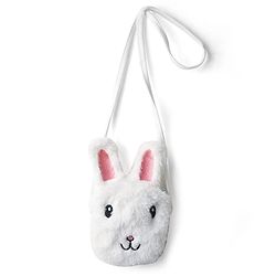 Babyhug 100% Cotton Single Jersey Knit Half Sleeves Top & Shorts Co-ord Set with Bunny Sling Bag & Polka Dot Print - Lilac