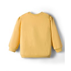 Babyhug Cotton Knit Full Sleeves Sweatshirts with Floral & Fruit Print Pack of 2 - Yellow & Pink