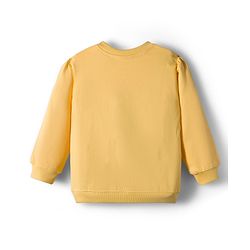 Babyhug Cotton Knit Full Sleeves Sweatshirts with Floral & Fruit Print Pack of 2 - Yellow & Pink