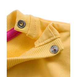 Babyhug Cotton Knit Full Sleeves Sweatshirts with Floral & Fruit Print Pack of 2 - Yellow & Pink