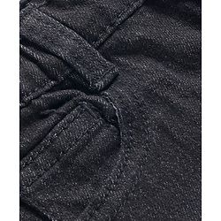 Babyhug Denim Full Length Washed Jeans with Stretch - Navy Blue