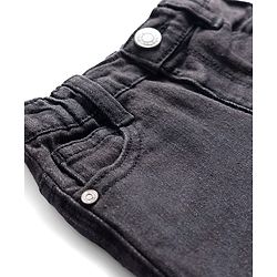 Babyhug Denim Full Length Washed Jeans with Stretch - Navy Blue