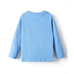 Babyhug Cotton Knit Full Sleeves Night Suit with Doctor Court Print - Blue