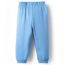 Babyhug Cotton Knit Full Sleeves Night Suit with Doctor Court Print - Blue