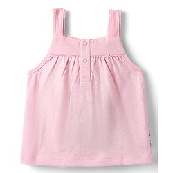 Babyhug Single Jersey Knit Sleeveless Top & Short Set With Floral Print - Pink
