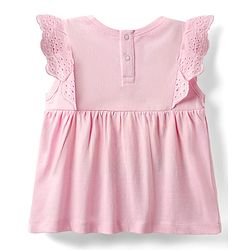 Babyhug Single Jersey Knit  Sleeveless Top & Shorts With Floral Print -Pink & White