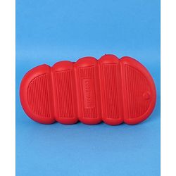 Cute Walk by Babyhug Clogs With Back Strap Closure & Bear Applique - Red