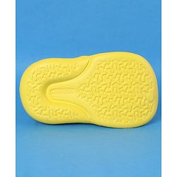 Cute Walk by Babyhug Clogs With Back Strap Closure & Sun Applique - Yellow