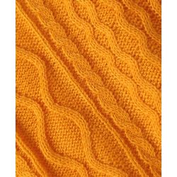 Babyhug Knitted Full Sleeves Solid Color Sweater Set with Cable Knit Design - Red