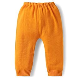 Babyhug Knitted Full Sleeves Solid Color Sweater Set with Cable Knit Design - Red