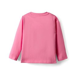 Babyhug Cotton Knit Full Sleeves Night Suit with Cupcake & Heart Print - Pink