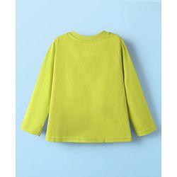 Babyhug Disney Single Jersey Knit Full Sleeve T-Shirt with Minnie Mouse Graphic Pack of 3 - Limegreen & White