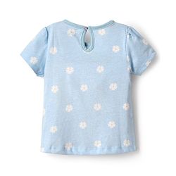 Babyhug Disney Single Jersey Knit  Half Sleeves T-Shirts With Aristocat Marie Graphics Pack Of 3 - Light Green & Pink