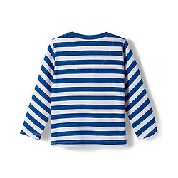 Babyhug Disney Single Jersey Knit Full Sleeves Night Suit With Mickey Mouse Graphics - Navy Blue