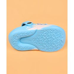 Cute Walk by Babyhug Clogs with Back Strap & Applique - Light Blue