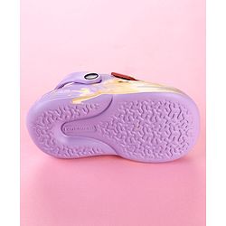 Cute Walk by Babyhug Clogs with Bow Applique & Back Strap - Purple