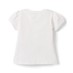 Babyhug Cotton Knit Half Sleeves Shorts Night Suit with Bunny Hearts & Floral Print - White & Navy Blue