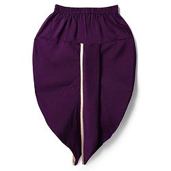 Babyhug Woven Full Sleeves Kurta & Dhoti Set with Floral Embroidery - Purple