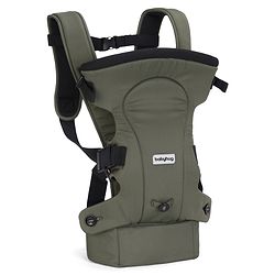 Babyhug CuddleNest 3 in 1 Ergonomic Baby Carrier - Green| Ideal for Carrying 3.6-15 kg Babies Age 5-36 mons| Paded Legopening| Optimal Weight Distribution| Adjustable Safety Buckle| Breathable Fabric