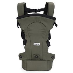 Babyhug CuddleNest 3 in 1 Ergonomic Baby Carrier - Green| Ideal for Carrying 3.6-15 kg Babies Age 5-36 mons| Paded Legopening| Optimal Weight Distribution| Adjustable Safety Buckle| Breathable Fabric