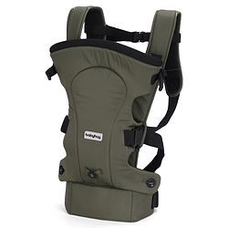 Babyhug CuddleNest 3 in 1 Ergonomic Baby Carrier - Green| Ideal for Carrying 3.6-15 kg Babies Age 5-36 mons| Paded Legopening| Optimal Weight Distribution| Adjustable Safety Buckle| Breathable Fabric