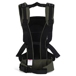 Babyhug CuddleNest 3 in 1 Ergonomic Baby Carrier - Green| Ideal for Carrying 3.6-15 kg Babies Age 5-36 mons| Paded Legopening| Optimal Weight Distribution| Adjustable Safety Buckle| Breathable Fabric